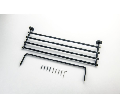 Полка для полотенец Aquanet БЕТТА матовый черный AQ4615MB