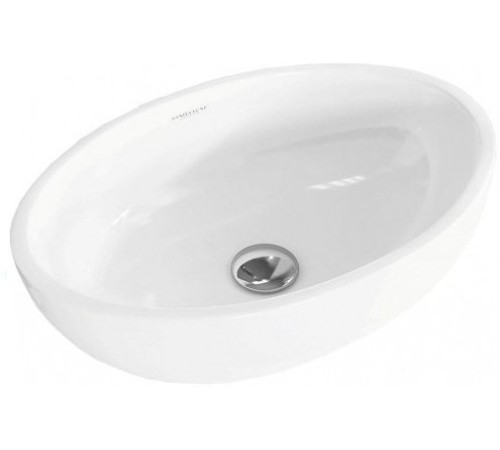 Умывальник накладной Salini Ringo Slim 53 см Белый WB.CT/Ringo/53-N.Slim/WHT.G/S1