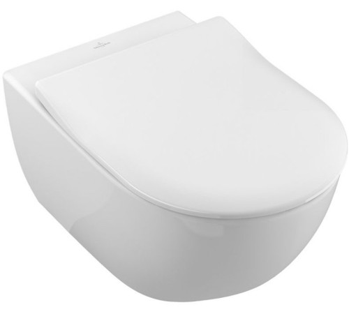 Унитаз подвесной Villeroy & Boch Subway 2.0 DirectFlush с сиденьем Soft Closing 5614R201