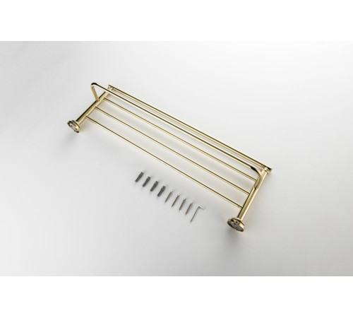 Полка для полотенец Aquanet Классик полированное золото AQ4515PG