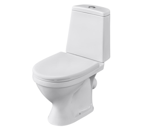 Унитаз-компакт Sanita Прайм белый сиденье полипропилен косой выпуск 1.P205.4.S00.00B.F