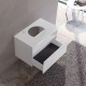 Тумба под умывальник KEUCO Stageline 800x550x490 мм 1 ящик подсветка розетка USB белый 32864300100