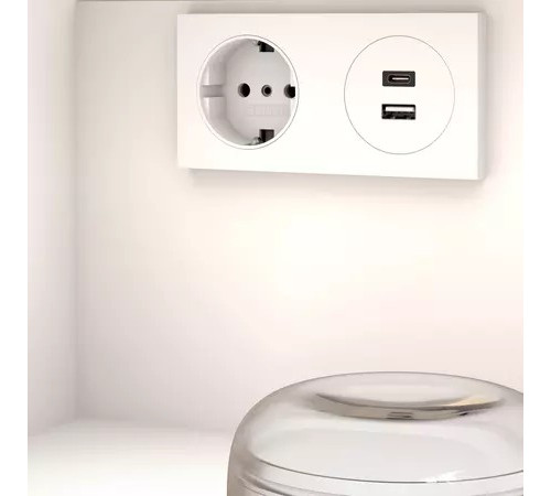 Тумба под умывальник KEUCO Stageline 800x550x490 мм 1 ящик подсветка розетка USB белый 32864300100