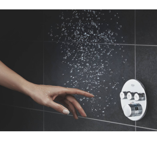 Термостат для душа GROHE Grohtherm SmartControl внешняя часть на 3 выхода хром 29121000