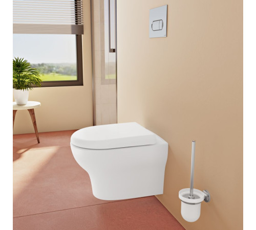 Унитаз подвесной безободковый VitrA Zentrum Round SmoothFlush 7786B003-0075