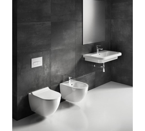 Унитаз подвесной RAVAK Uni Chrome RimOFF безободковый белый X01535