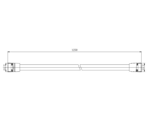 Шланг для душа Aquanet 125 см ПВХ хром AQ2110CR