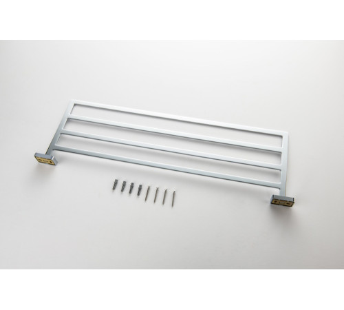 Полка для полотенец с держателем Aquatek Libra хром AQ4322CR