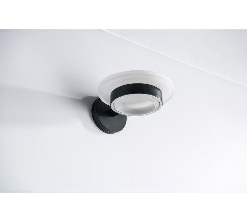 Мыльница Aquanet Европа матовый черный AQ4103MB