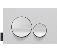 Панель смыва Jacob Delafon круглый дизайн матовый белый/глянцевый белый E20859-00-MWH