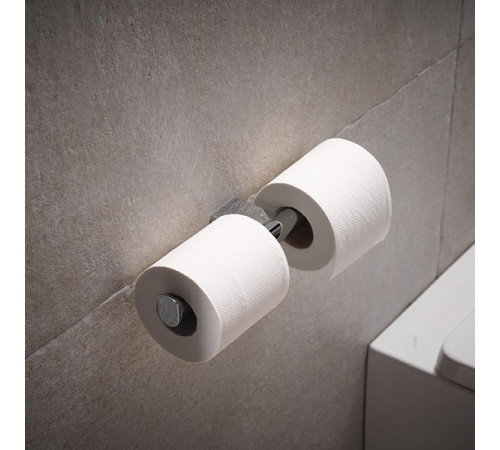 Двойной держатель для туалетной бумаги KEUCO PLAN хром 14963010003