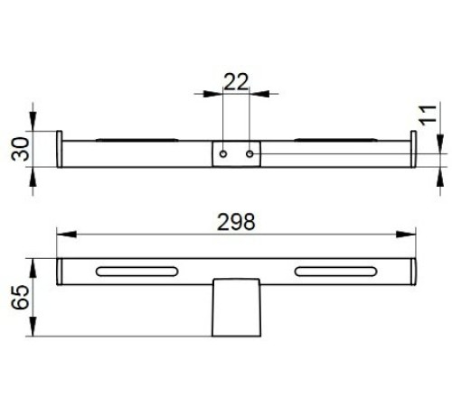 Двойной держатель для туалетной бумаги KEUCO PLAN хром 14963010003