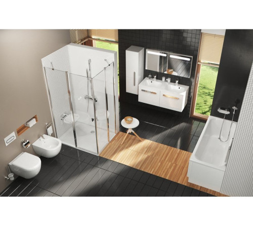 Унитаз подвесной RAVAK Uni Chrome белый X01516