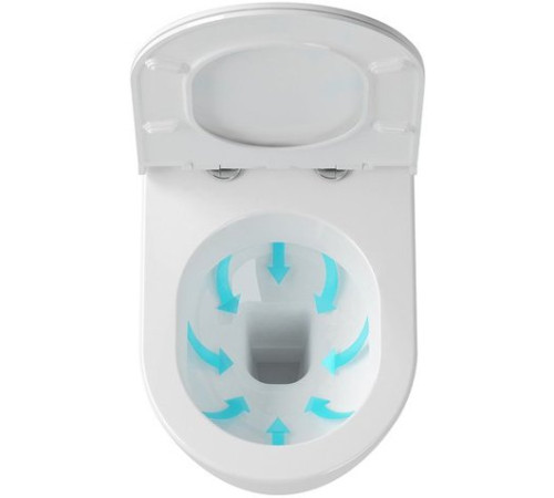 Унитаз подвесной RAVAK Uni Chrome белый X01516