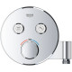 Термостат для душа GROHE Grohtherm SmartControl внешняя часть на 2 выхода с держателем хром 29120000