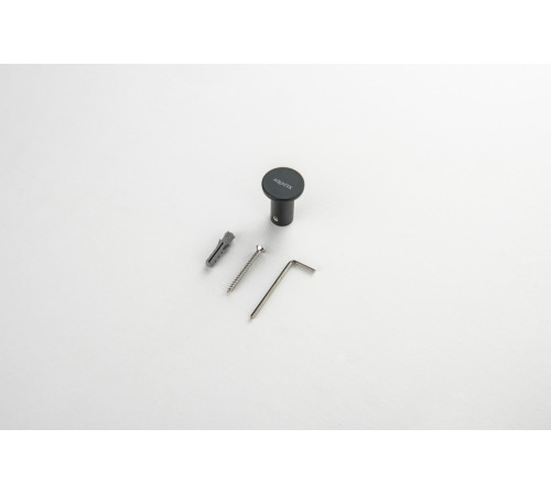 Крючок для ванной Aquatek Lira матовый черный AQ4401MB