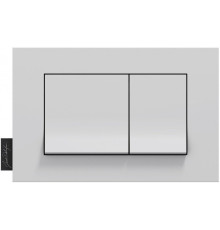 Панель смыва Jacob Delafon геометрический дизайн глянцевый белый E20858-00