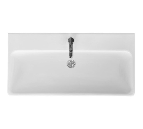 Комплект мебели для ванной Aquaton Оливия 90 Дуб веллингтон с раковиной Адриана 90 1A2544K0OLVG0