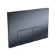 Панель смыва Tops Pneumo S прямоугольные клавиши оружейная сталь матовая PNS-0000009