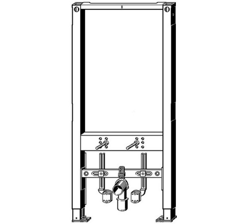 Инсталляция для подвесного биде Viega Prevista Dry 1120 мм модель 8568 776442