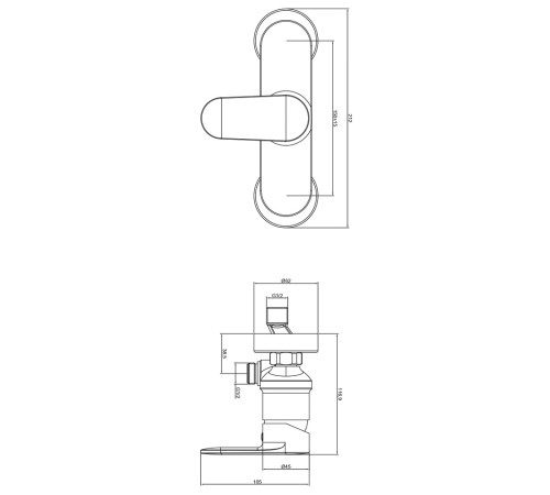 Набор смесителей 2 в 1 Aquanet Ника AQ1860MB/AQ2017MB AQ1832MB