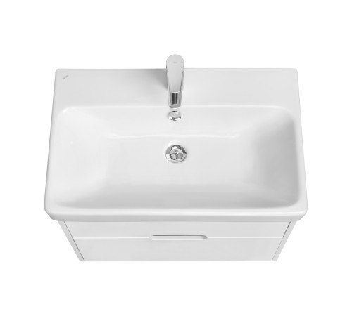 Тумба-умывальник с раковиной Aquaton Оливия 70 Белый матовый 1A2543K0OL010