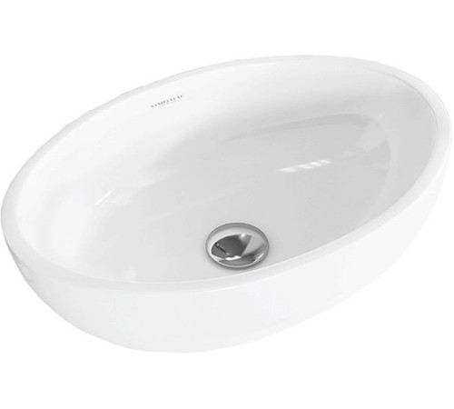 Умывальник накладной Salini Ringo Cut 54 см Белый WB.CT/Ringo/54-N.Cut/WHT.G/S1