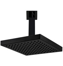 Верхний душ TOPAZ TIERA квадратный 200x200 мм матовый черный 102145032C1EX