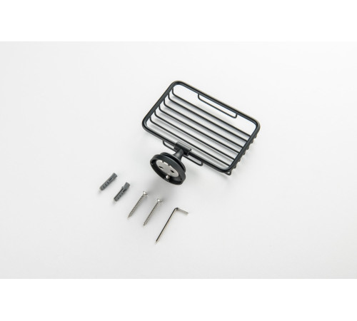 Мыльница-решетка Aquanet Классик матовый черный AQ4533MB