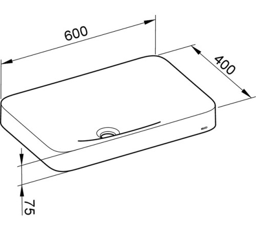 Раковина встраиваемая KEUCO Edition 400 600x475 мм керамика белый 31570317500