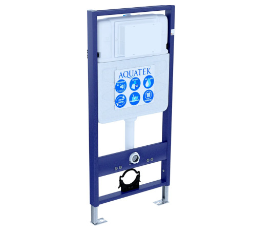 Комплект инсталляции с унитазом AQUATEK ЕВРОПА New (рама INS-0000012, унитаз AQ1106L-00 soft-close) ЕВРОПА New