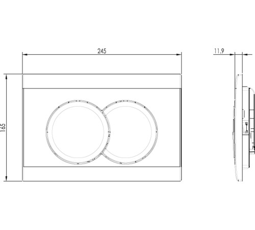 Комплект унитаз с инсталляцией Jacob Delafon Struktura сиденье микролифт клавиша хром EDE103-00