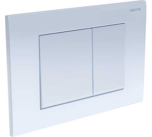 Панель смыва Aquatek Белая глянец квадратные клавиши KDI-0000009