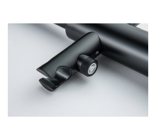 Смеситель для ванны напольный Aquanet Европа матовый черный AQ1345MB