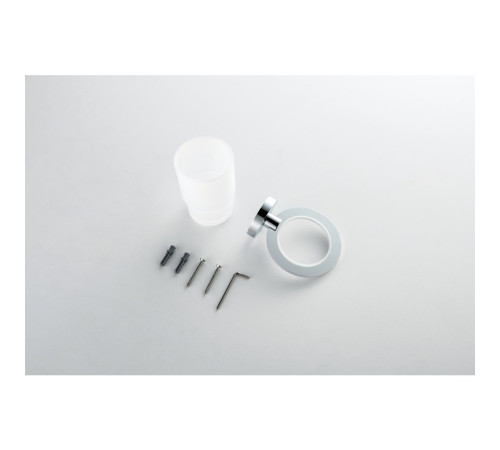 Стакан с держателем Aquanet Оберон хром AQ4204CR