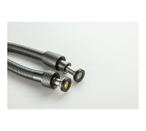 Комплект для гигиенического душа встроенный Aquatek Европа оружейная сталь AQ1021BGM