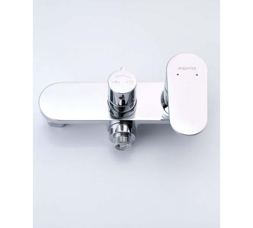 Душевая система со смесителем для душа Aquatek Ника 250 мм хром AQ2860CR