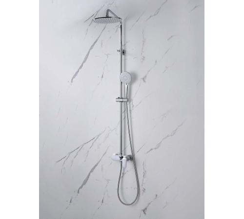 Душевая система со смесителем для душа Aquatek Ника 250 мм хром AQ2860CR