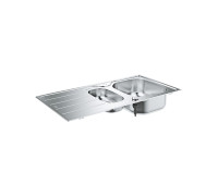 Кухонная мойка GROHE K200 60-S 96.5x50 см нержавеющая сталь 31564SD1
