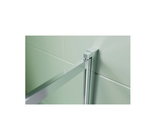 Шторка на ванну Aquanet двухэлементная поворотная 1000x1500 мм хром профиль прозрачное стекло 5 мм AQ.BSS.100.1CH