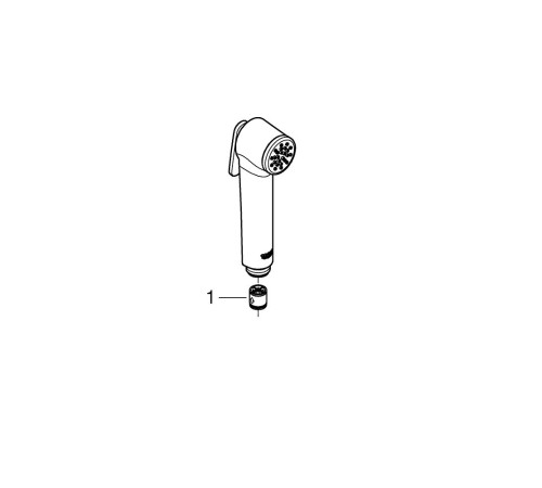 Готовый комплект для гигиенического душа GROHE BauClassic со встраиваемым смесителем хром 129186