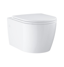 Унитаз подвесной GROHE Bau с сиденьем микролифт альпин-белый 103860SH00