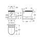 Унитаз подвесной GROHE Bau с сиденьем микролифт альпин-белый 103860SH00