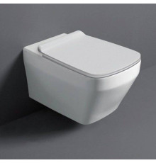 Унитаз подвесной SIMAS Baden Baden безободковый 56х36 см белый матовый BB18bi matt