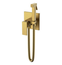 Гигиенический душ со смесителем Boheme Qubic бронза 477-BR