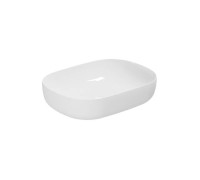 Раковина накладная Azzurra Elegance Zip 60x45x15 см без отв. без перелива ELLA060450Z0BI