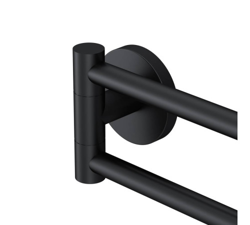 Вешалка для полотенец двойная поворотная AM.PM X-Joy черная A85A32622