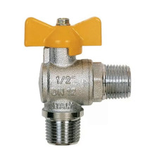 Кран шаровой для газа Itap угловой Н/Н бабочка 1/2 060B012