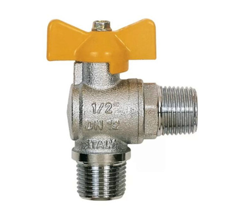 Кран шаровой для газа Itap угловой Н/Н бабочка 1/2 060B012