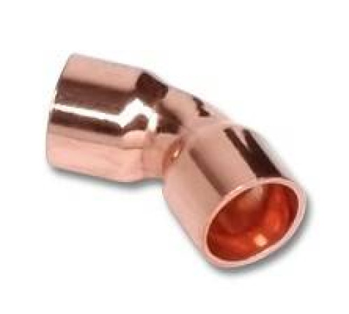 Отвод 45° медный под пайку SANHA 5000 35 мм ВП-ВП 1504135